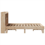 Letto senza Materasso 135x190 cm in Legno Massello di Pino