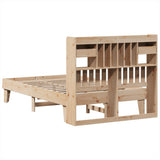 Letto senza Materasso 135x190 cm in Legno Massello di Pino