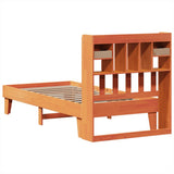 Letto senza Materasso Marrone Cera 75x190 cm in Legno di Pino