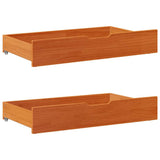 Giroletto senza Materasso Marrone Cera 140x200cm Massello Pino