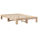 Giroletto senza Materasso 135x190 cm in Legno Massello di Pino