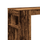 Tavolo Bar con Rastrelliera Antico 102x50x103,5 cm truciolato