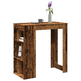 Tavolo Bar con Rastrelliera Antico 102x50x103,5 cm truciolato