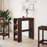 Tavolo Bar con Rastrelliera Marrone 90x40x103,5 cm truciolato