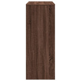 Tavolo Bar con Rastrelliera Marrone 90x40x103,5 cm truciolato