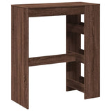 Tavolo Bar con Rastrelliera Marrone 90x40x103,5 cm truciolato