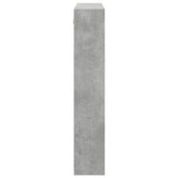 Armadietto a Muro Grigio Cemento 80x15x80 cm Legno truciolato