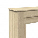 Cornice per Camino Rovere Sonoma 90x30x90 cm in Truciolato
