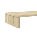 Supporto Monitor Rovere Sonoma 100x27x10 cm Legno Multistrato