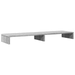 Supporto per Monitor Grigio Sonoma 100x27x10 cm in Truciolato