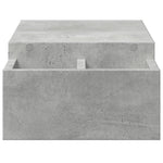 Supporto Monitor con Contenitore Grigio 70x27x15 cm Truciolato