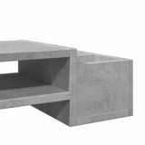 Supporto Monitor con Contenitore Grigio 70x27x15 cm Truciolato