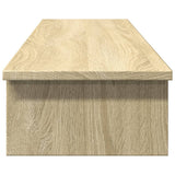 Supporto Monitor Rovere Sonoma 100x27x15 cm Legno truciolato