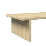 Supporto Monitor Rovere Sonoma 100x27x15 cm Legno truciolato