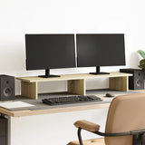 Supporto Monitor Rovere Sonoma 100x27x15 cm Legno truciolato