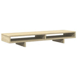 Supporto Monitor Rovere Sonoma 100x27x15 cm Legno Multistrato