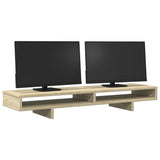 Supporto Monitor Rovere Sonoma 100x27x15 cm Legno truciolato