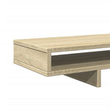 Supporto Monitor Rovere Sonoma 100x27x15 cm Legno truciolato