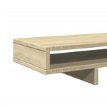 Supporto Monitor Rovere Sonoma 100x27x15 cm Legno Multistrato