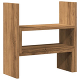 Organizer Scrivania Rovere Artigianale 40x17x41cm in Truciolato