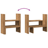 Organizer Scrivania Rovere Artigianale 40x17x41cm in Truciolato