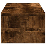 Supporto per Monitor Rovere Fumo 54x22x15 cm in Truciolato