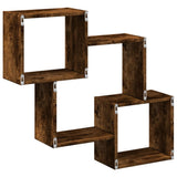 Mobile a Parete 78x18x71 cm Rovere Fumo in Legno truciolato