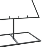 Albero di Natale Decorativo in Metallo Nero 150 cm