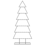 Albero di Natale Decorativo in Metallo Nero 180 cm
