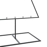 Albero di Natale Decorativo in Metallo Nero 180 cm