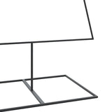 Albero di Natale Decorativo in Metallo Nero 210 cm