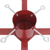 Supporto per Albero di Natale Rosso 61x61x15,5 cm