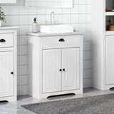 Mobile Lavabo da Bagno BODO Bianco 70x35x80 cm