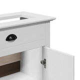 Mobile Lavabo da Bagno BODO Bianco 70x35x80 cm