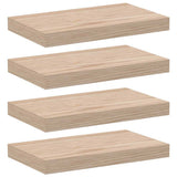 Mensole Pensili 4 pz 40x23,5x4 cm in Truciolato