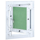 Pannello di Accesso Verde e Argento 20 x 25 cm