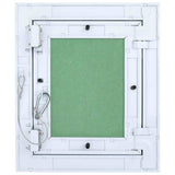 Pannello di Accesso Verde e Argento 20 x 25 cm