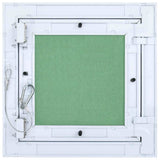 Pannello di Accesso Verde e Argento 30 x 30 cm