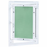 Pannello di Accesso Verde e Argento 35 x 45 cm