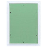 Pannello di Accesso Verde e Argento 35 x 45 cm