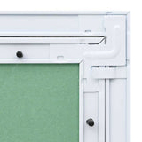 Pannello di accesso Bianco 55 x 105 cm Alluminio e Cartongesso