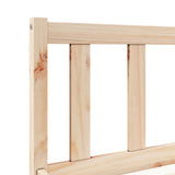 Letto Extra Lungo senza Materasso 80x220 cm in Legno di Pino