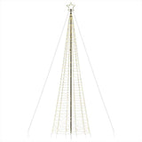 Albero di Natale a LED con Punte 1534 LED Bianco Caldo 500 cm