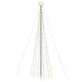 Albero di Natale a LED con Punte 1534 LED Bianco Caldo 500 cm