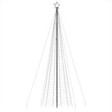 Albero di Natale a LED con Punte 1534 LED Bianco Freddo 500 cm