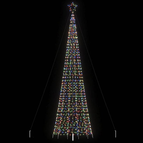 Albero di Natale a LED con Punte 1534 LED Colorato 500 cm
