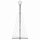 Albero di Natale a LED 447 LED Bianco Freddo 249 cm