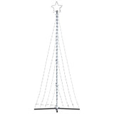 Albero di Natale a LED 447 LED Bianco Freddo 249 cm