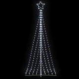 Albero di Natale a LED 447 LED Bianco Freddo 249 cm