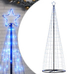 Albero di Natale a LED 550 LED Blu 304 cm